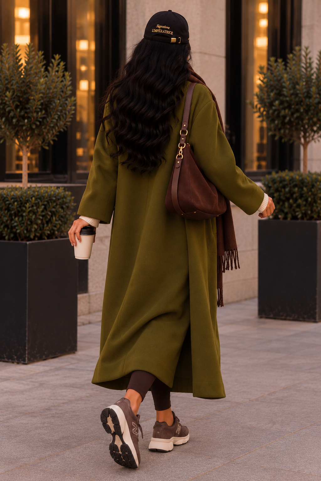 Casquette Couronne — Noire detail 3